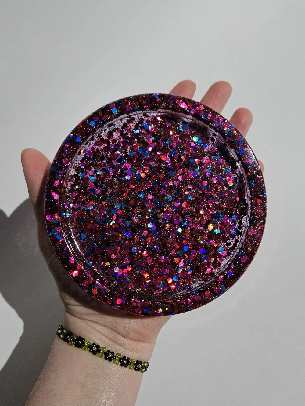 Handmade round trinket